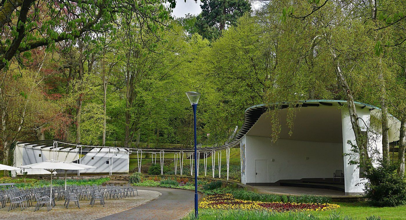 Musikpavillon im Kurpark von Bad Wildungen